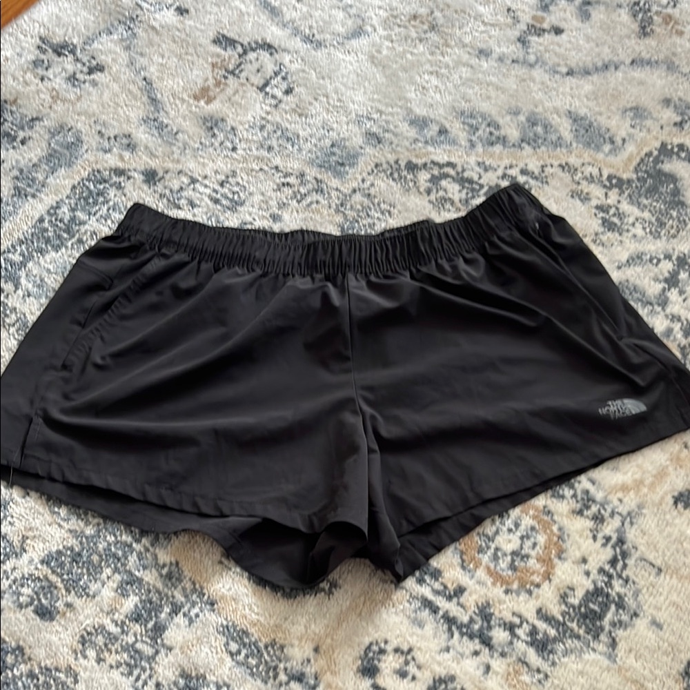 The North Face Black Athletic Shorts Lightweight Performance